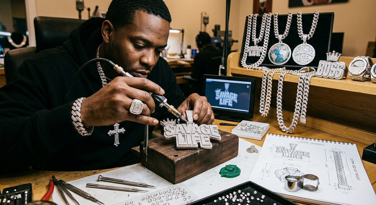 Custom Hip Hop Jewelry How to Design Your Own Iced Out Pendant, Chain or Ring
