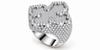 Iced Out Clover Ring – Four Leaf Clover Hip Hop Ring
