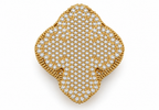 Iced Out Clover Ring – Four Leaf Clover Hip Hop Ring