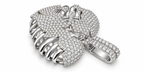 Iced Out Caged Heart Pendant – Rib Cage Heart Hip Hop Pendant