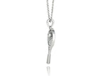 Moissanite Pavé Tennis Racket Pendant – Gold Plated 925 Silver