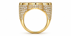Iced Out Clover Ring – Four Leaf Clover Hip Hop Ring