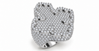 Iced Out Clover Ring – Four Leaf Clover Hip Hop Ring