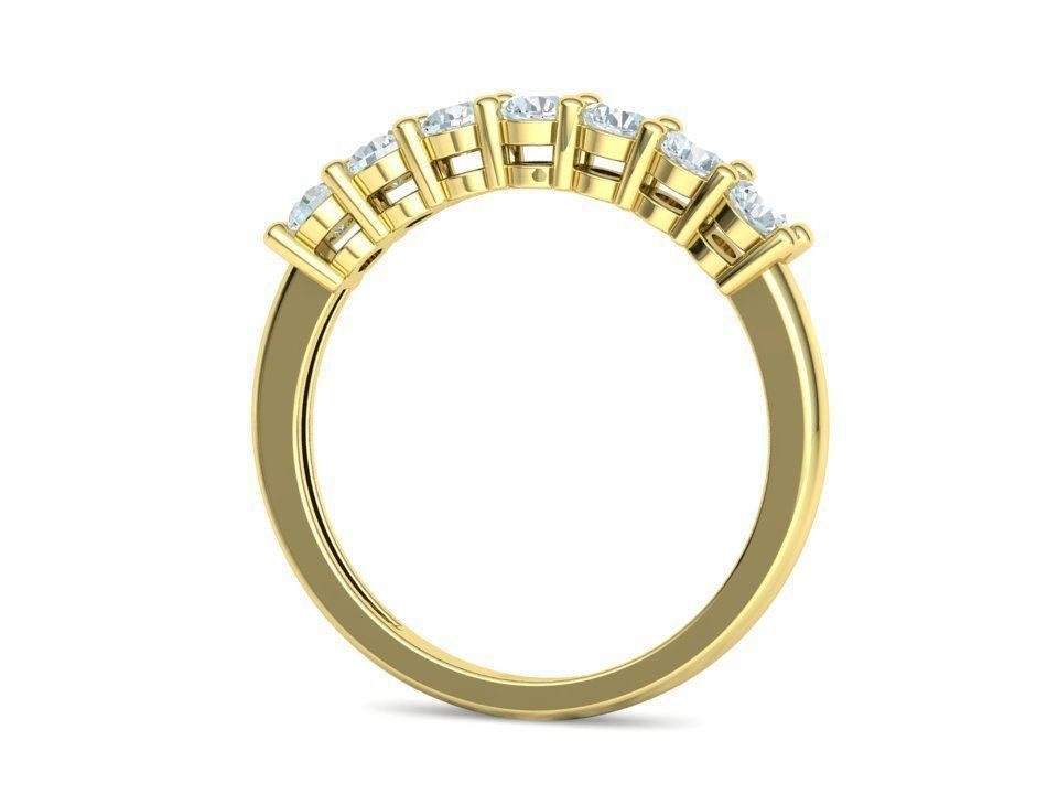 Seven Stone Diamond Band Ring