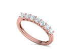Seven Stone Diamond Band Ring
