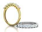 Seven Stone Diamond Band Ring