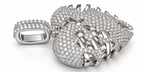 Iced Out Caged Heart Pendant – Rib Cage Heart Hip Hop Pendant