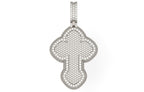 Iced Out Bubble Cross Pendant – Puffy Cross Hip Hop Pendant