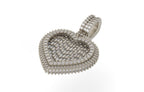 Iced Out Pave Heart Pendant – Classic Heart Hip Hop Pendant