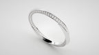 Sculpted Wave Diamond Band Ring