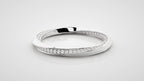 Sculpted Wave Diamond Band Ring