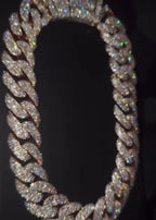 Mosaic Cuban Chain – Iced Out Hip Hop Diamond Chain