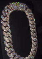 Mosaic Cuban Chain – Iced Out Hip Hop Diamond Chain
